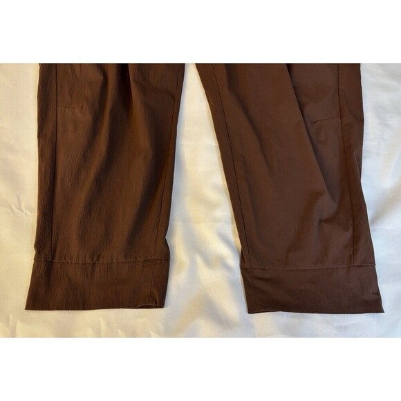 ATHLETA Trekkie Mid Rise Legacy Joggers Women 24 Cognac Brown Hiking Athleisure - Picture 9 of 15